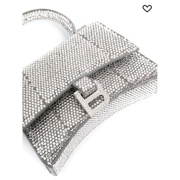 Balenciaga Hourglass crystal-embellished mini bag - Picture 4 of 5